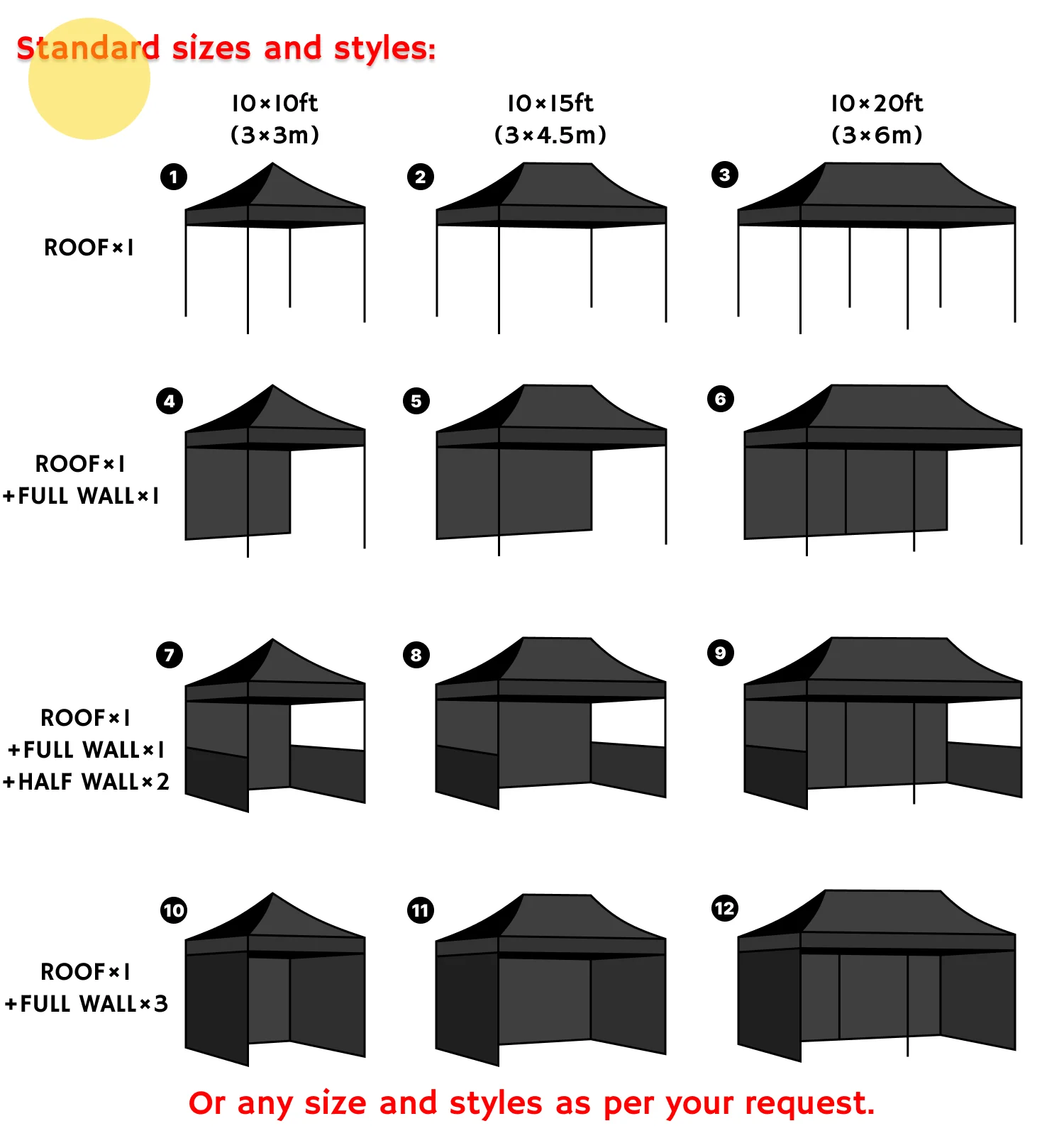 10X10 Custom Steel Canopy Tent Advertising Pop Up Tents For Trade Show Display Events Outdoor