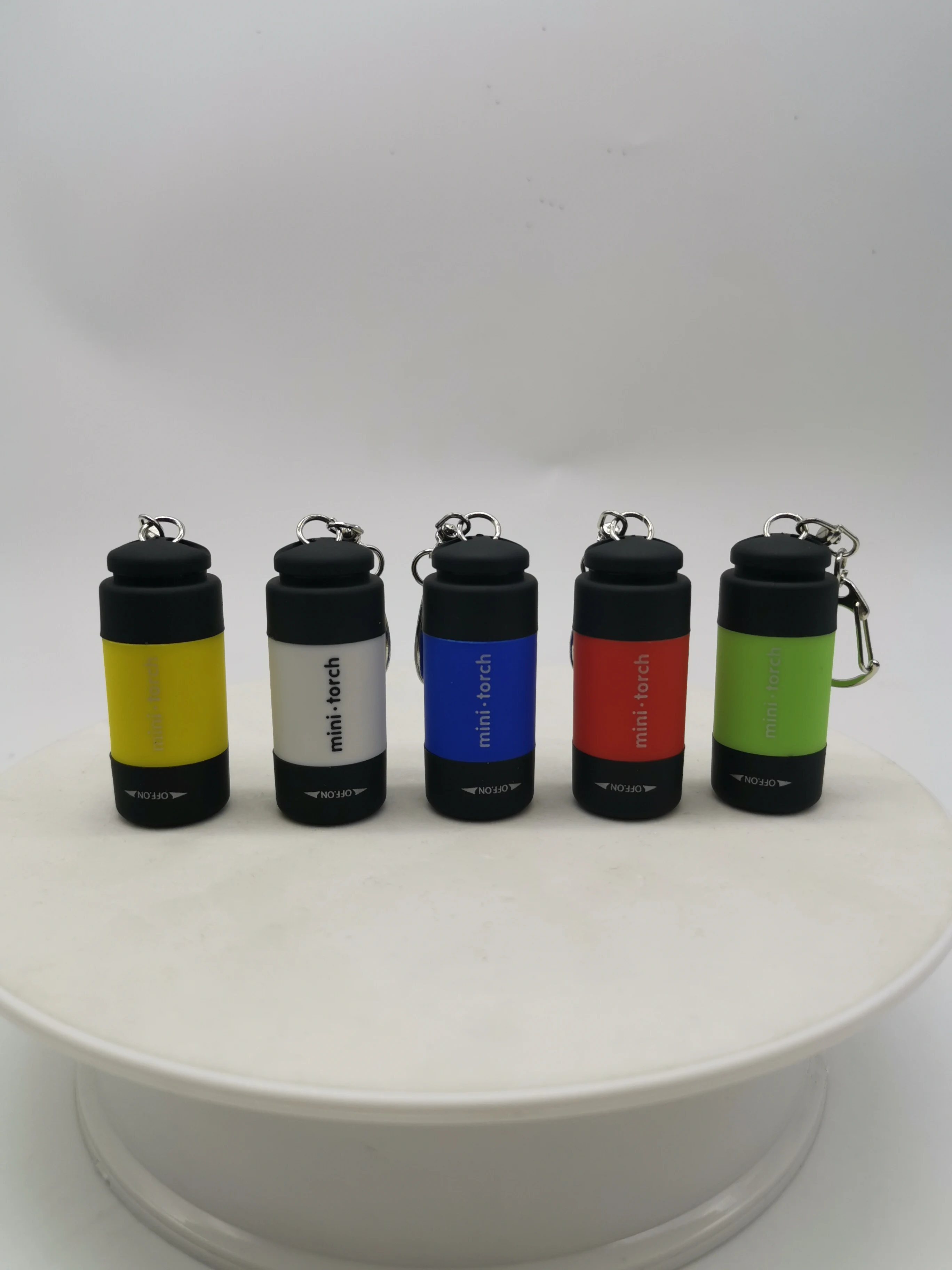 Gift MINI USB charging LED Keychain Ring Flashlight USB Small Pocket Keychain Ring Flashlight Customized Mini Flashlight