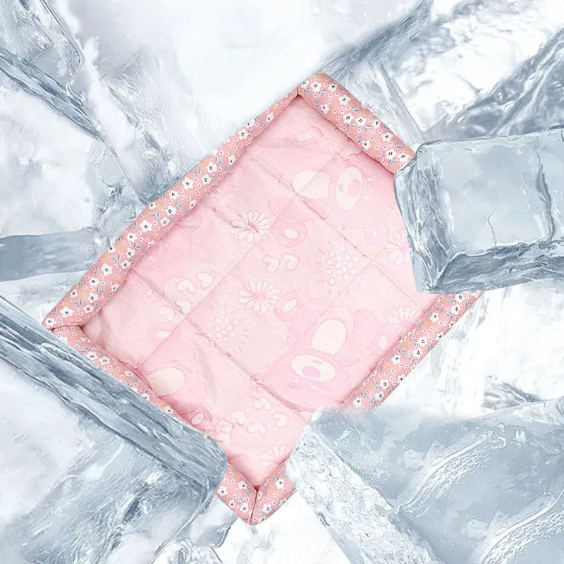 Summer Dog Bed Thick Mat for Dogs Pet manufacturer Sofa with Pillow for Small Medium Large Dogs Cat Cooling Pad Pet Supplies