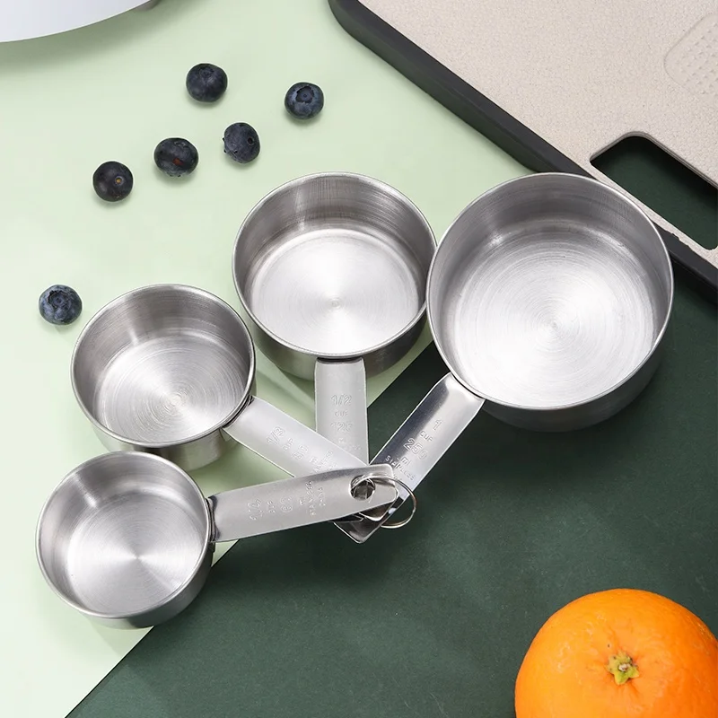 Wholesale Set Professional 4 piece Measuring Spoons And Cups Tool Set Measure Spoon With Custom Logo