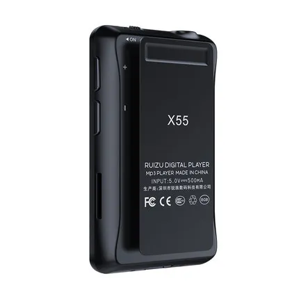  Новейший спортивный мини MP3-плеер RUIZU X55 с клипсой 8 ГБ музыкальный плеер поддержкой TF-карты FM-радио записи для электронной