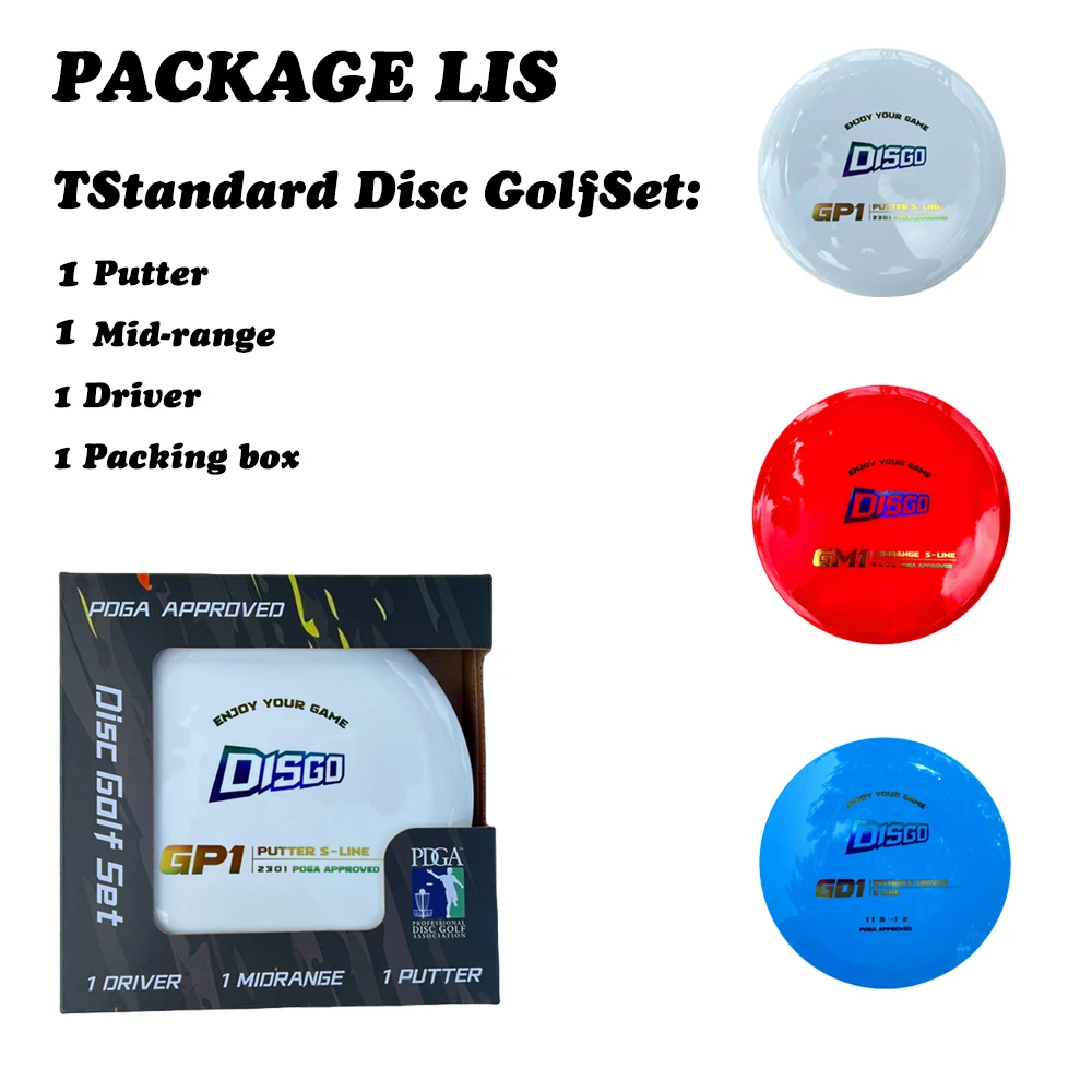 PDGA Approved Outdoor Sports portable Golf Disc Frisbeed Games Custom Logo Disc Golf Champion level 175g Blank Disc