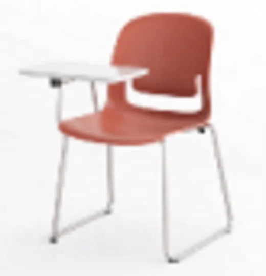 Stackable Design Sillas Oficina Student Study Training Chair Office Chair With Writing Pad