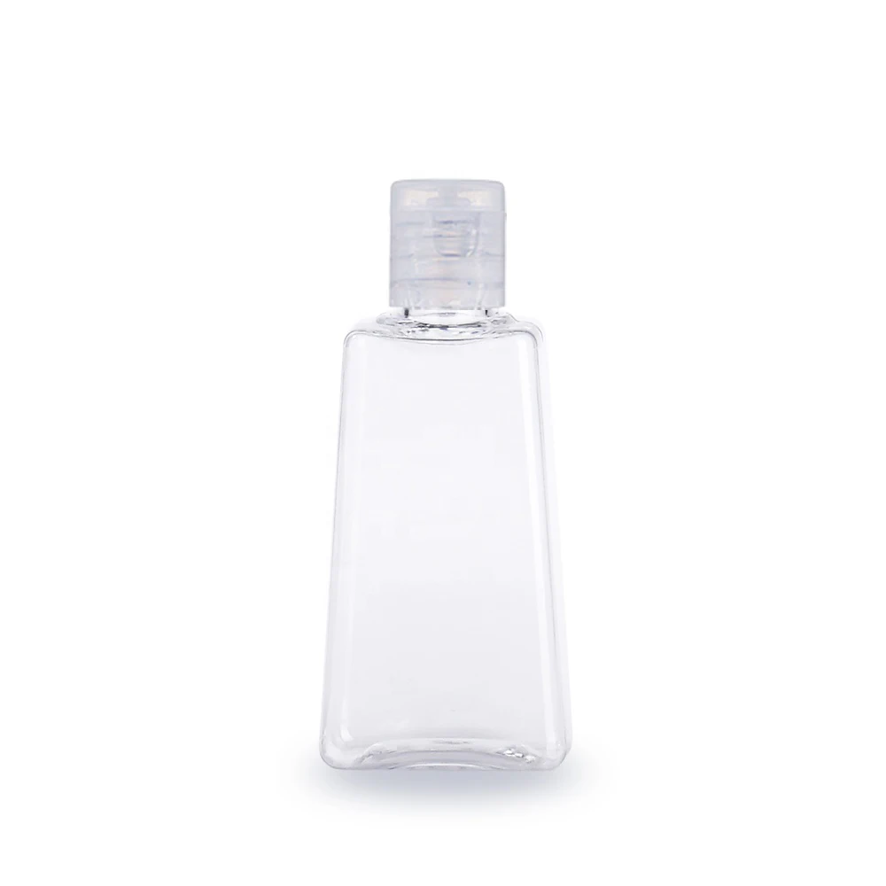 
Wholesale Hand gel cleanser containers flat hand sanitizer 1 oz 30ml pet bottle sanitize bottle 