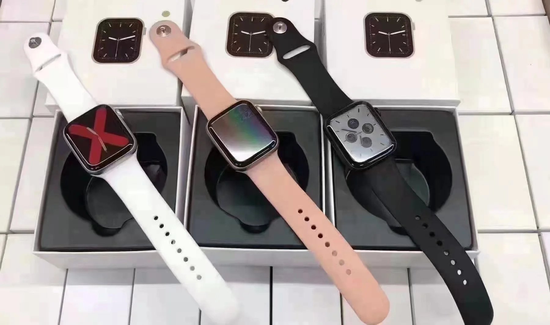 2021 Wholesale Series 6 W26 Smartwatch BT Call Fitness Sport Waterproof Heart Rate W26+ Smart Watch for Android IOS