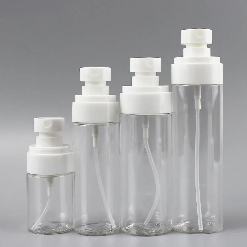 Custom prints wholesale plastic bottle glossy cosmetic bottle for mist spray bottles containers and packaging