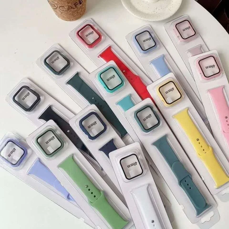  Модные трендовые силиконовый ремешок для Apple Watch iWatch 42 44 38 40 мм резиновые ремешки часов Часы 5/4 3/2/1