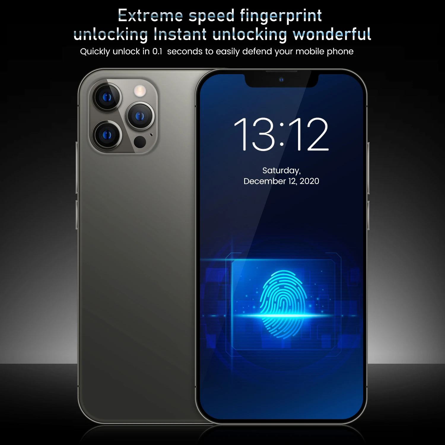 limited time promotion 2023 Hot Sale Global 5G i12 Pro Max 6.7 inch HD Screen 12GB+512GB Cellphone Android10 Mobile Phones