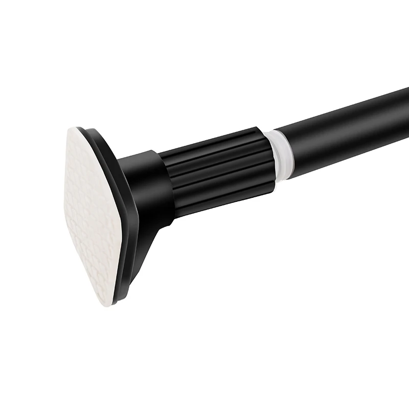 2021 New Type Bathtub Telescopic Spinner Shower Tension Curtain Rod With No-punching Hooks Curtain Tension Rod