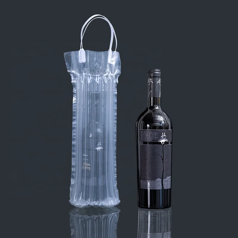 Red Wine Hand-held air Column Bag Packaging Cushioning Bubble Column Inflatable Bag air Column Anti Drop Packaging Bag