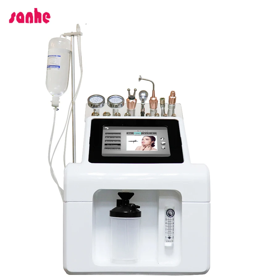 Sanhe acne removal blackhead Remove skin Whitening high quality Diamond Microdermabrasion oxy spray oxygen jet peel machine