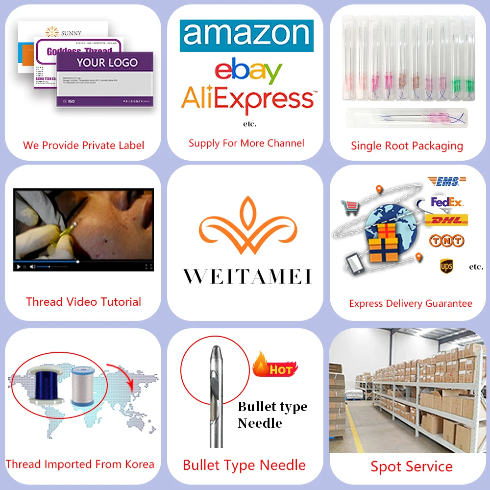 Hot Selling Beauty Salon 25g 60mm Mini Cog Screw Face Lifting Pdo Thread