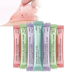 Private Label Custom Lavender Gel Moisturizing Hyaluronic Acid Crystal Peel Off Rubber Powder Hydro Jelly Face Mask