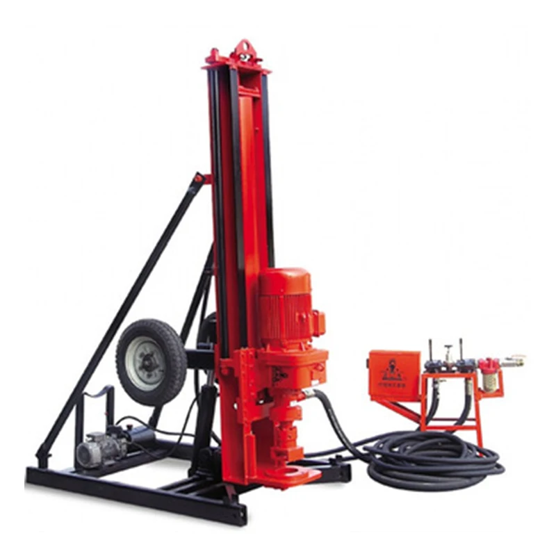Electric Portable Dth Drilling Rig Small Bore Drill Rig Machine