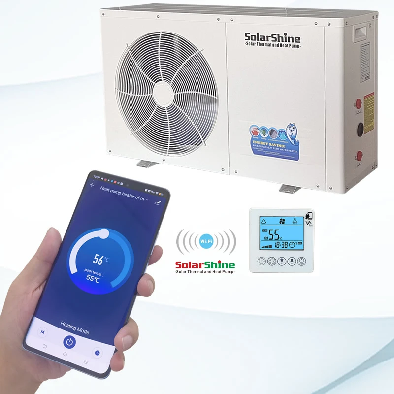 Wi-Fi/Управление приложением 1hp 2hp портативный воздух-вода тепловой насос инвертор