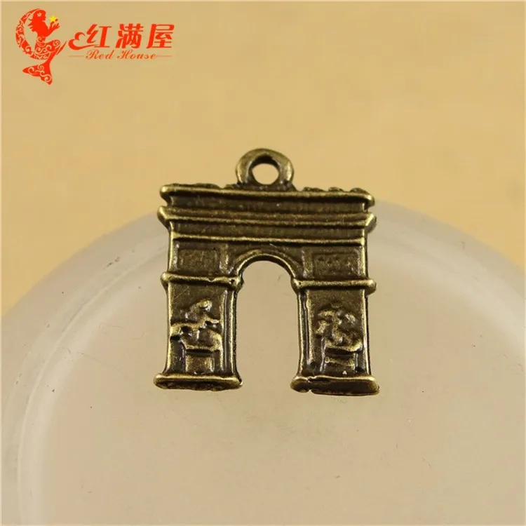 geqiao A1442 Ancient Qing 1.1g Vintage Arc de Triomphe mobile phone accessories wholesale ZAKKA 100 / bag