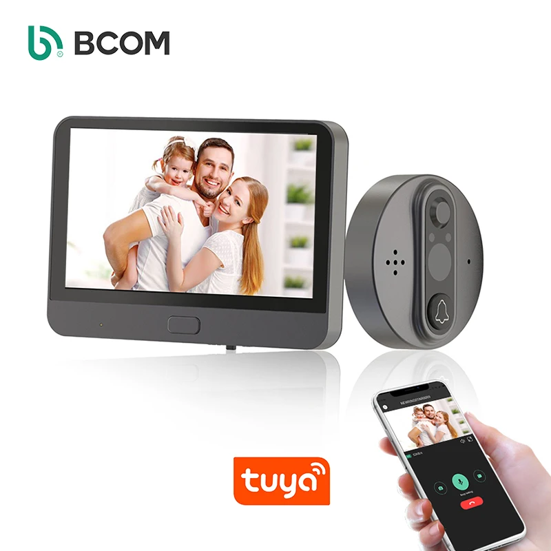 Домашний дверной звонок hd с аккумуляторами, app-сигнализация, 720p, водонепроницаемый, квартира, Wi-Fi, умное беспроводное кольцо, видеозвонок, камера