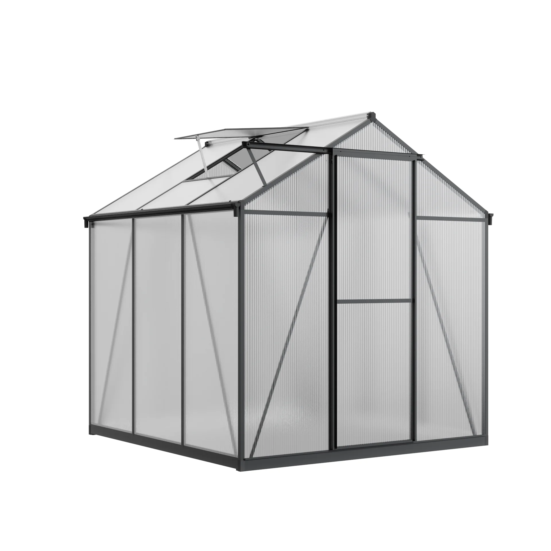 Easy Installation Aluminium Frame Agriculture Greenhouse with Fewer Screws