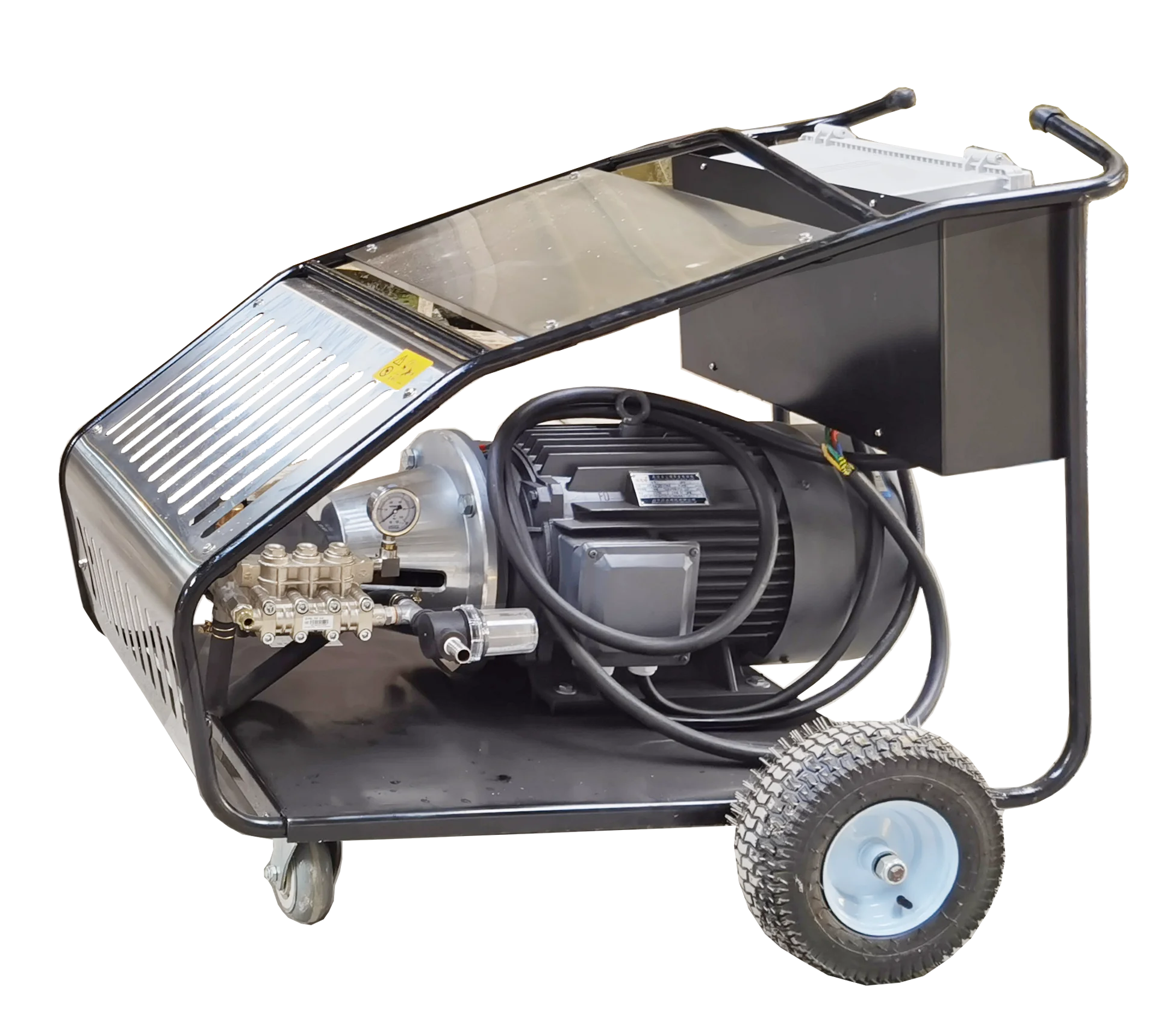 Цена по прейскуранту завода 400 бар 5800PSI 47LPM 35KW корабль Удаление ржавчины промышленные детали теплообменника мойка высокого давления Чистящая машина