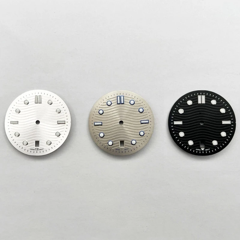 Manufacturer Wholesale Custom Watch Face logo Watch Accessories 32.5mm NH35 Movement Luminous Dial Watch Face Dial