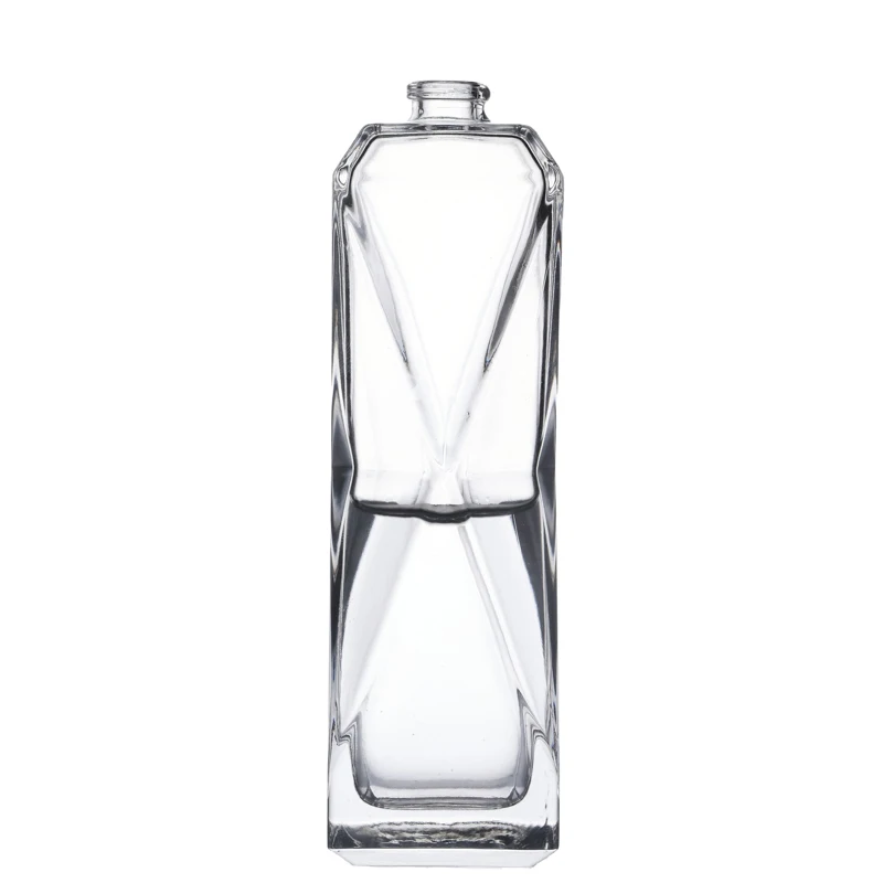 Wholesale in Bulk High Quality Empty Flint Fancy Customize 100ml Glass Bottle for Perfume