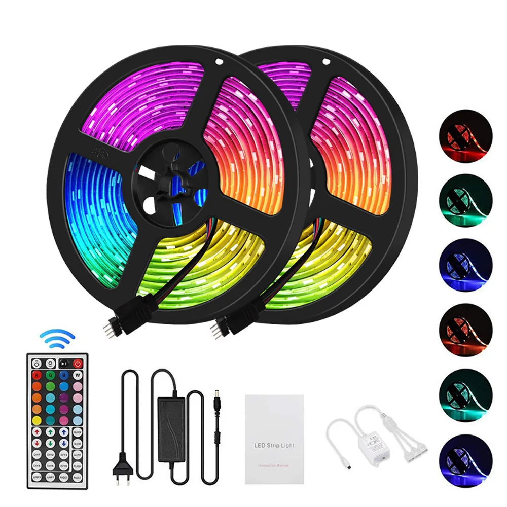 24keys SMD IR Remote Controller 5050 RGB led strip light Kit led stripe Light Ip65 Or Ip20 Led Strip Light