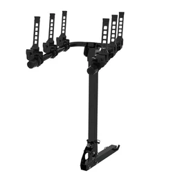 Aluminum Tow Ball Mounted Bike Rack Bicycle Carrier For 4 Bikes Car Auto aluminum trailer hitch cargo rack with ramp