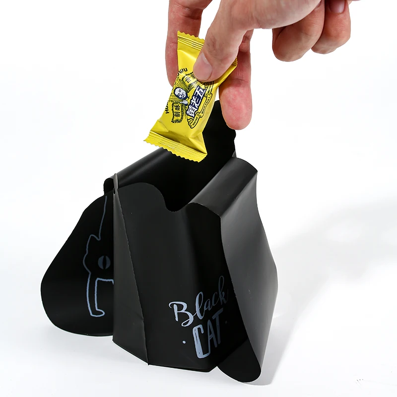 Halloween Candy Plastic Bag with Handle for Kids Party Supplies Trick or Treat Candy Bowl Monster Candy Small Bag