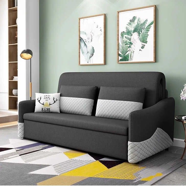 Hot sale save space living room sofas modern sofa bed furniture with storage sofa bed