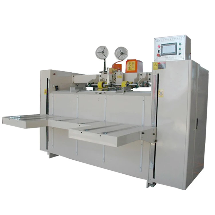 
High speed semi automatic stitching corrugated box making machine 