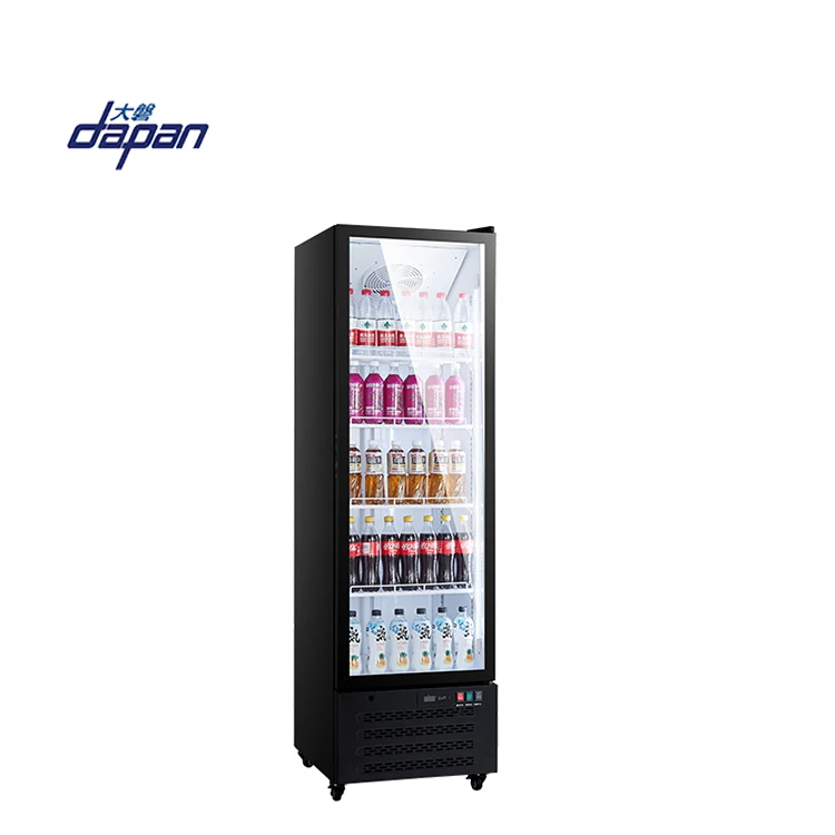 Slim Refrigerator Supermarket Display Fridge Cooler Commercial Display Cooler