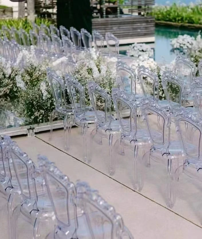 wedding furniture guangdong clear crystal plastic acrylic resin tiffany chiavari wedding event hotel banquet chair