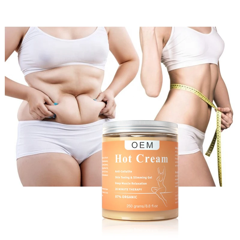 Private Label Weight Loss Body Belly Burn Fat Burning Shaping Waist Hot Slimming Cellulite Slim Cream