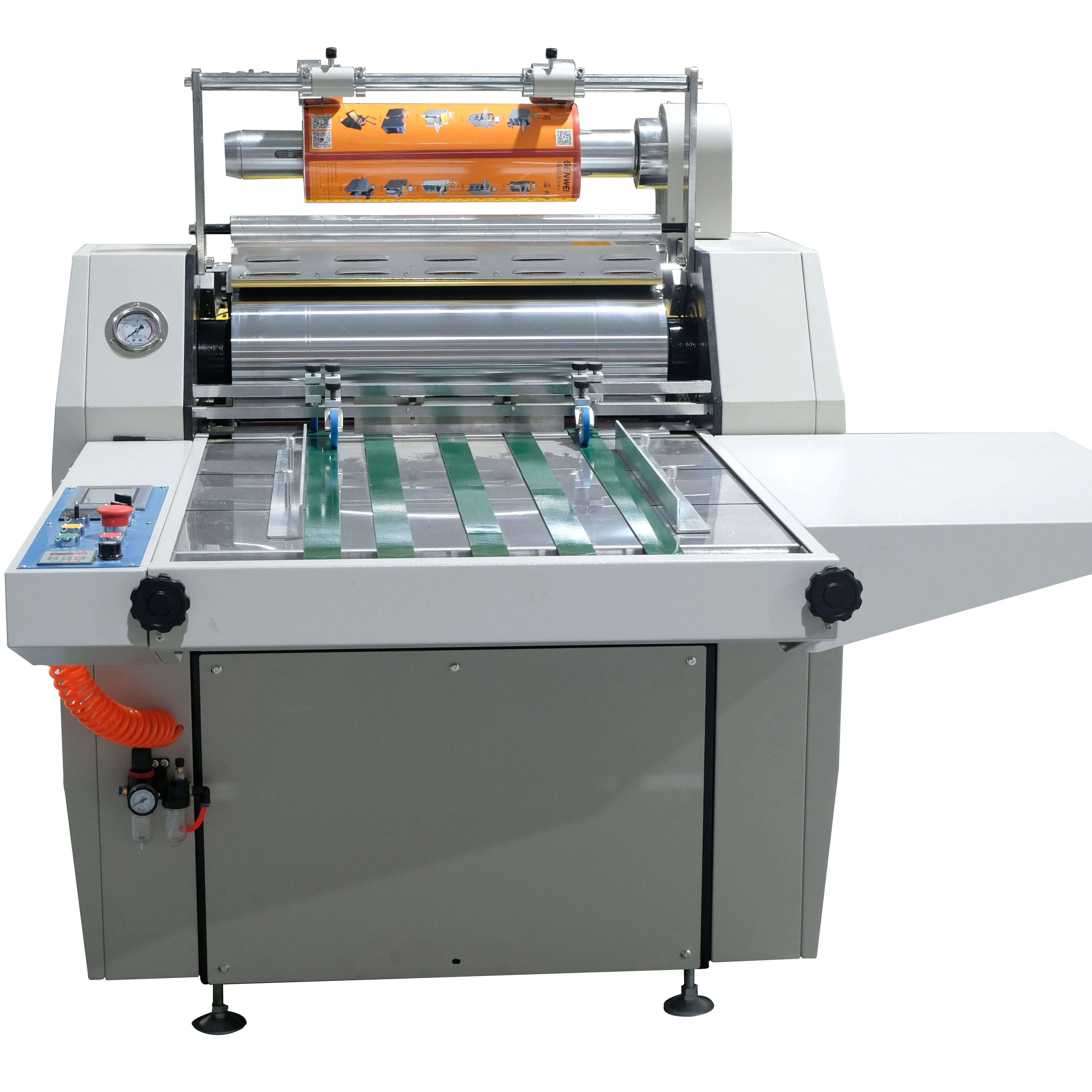 Сверхмощная полуавтоматическая машина для ламинирования SWFM560C, установка бумажного стола, электромагнитная машина для ламинирования