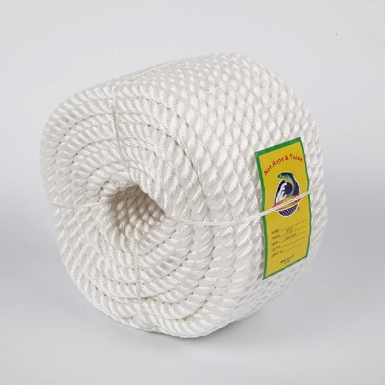 Multi-purpose Polypropylene 8mm braided twist rope colorful high strength mooring rope