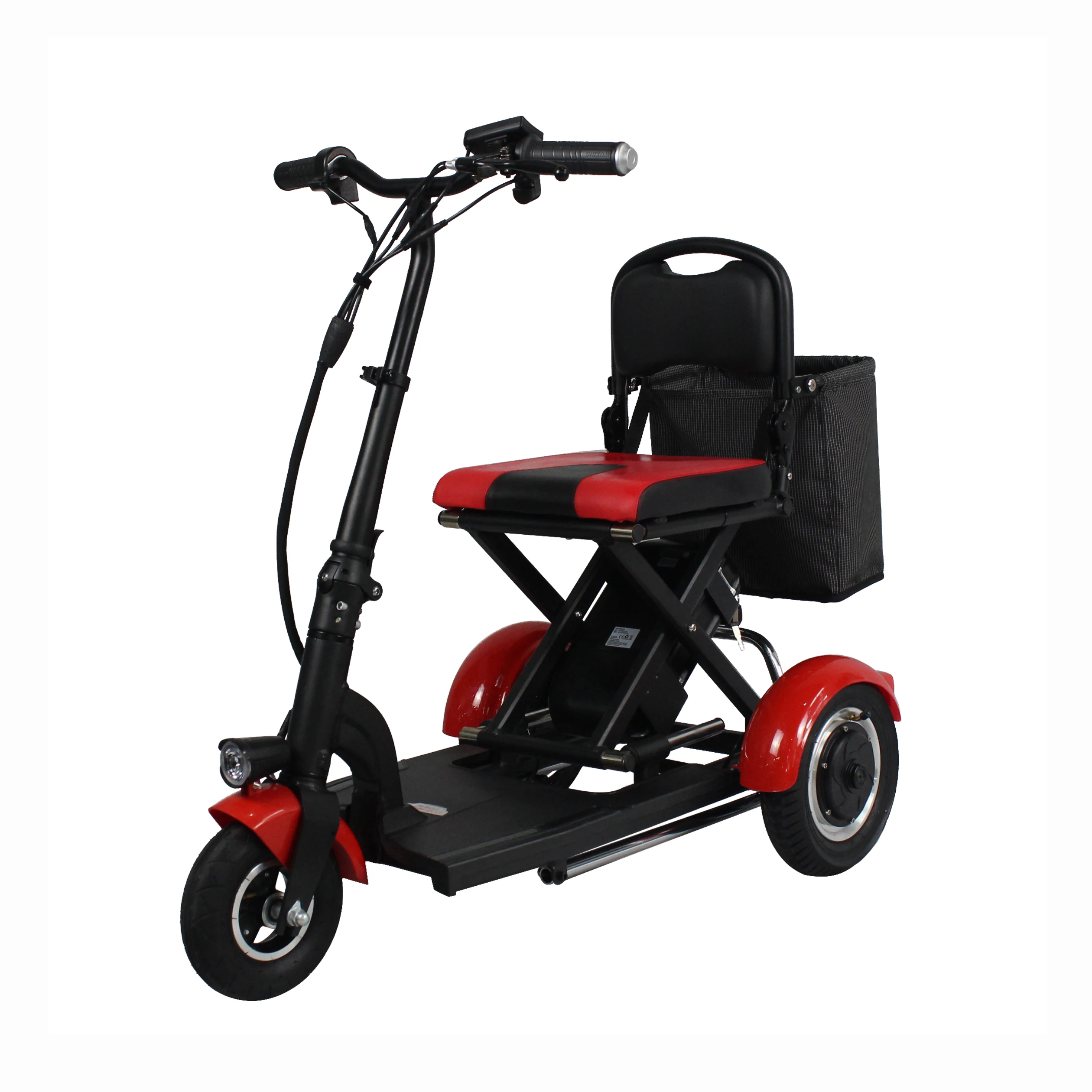 Folding 3 wheel 36v  300W Electric Mobility Scooter  Max  Speed 15km/h