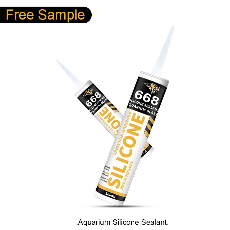 china transparent universal white acetic adhesive to fish glass aquarium silicone sealant waterproof