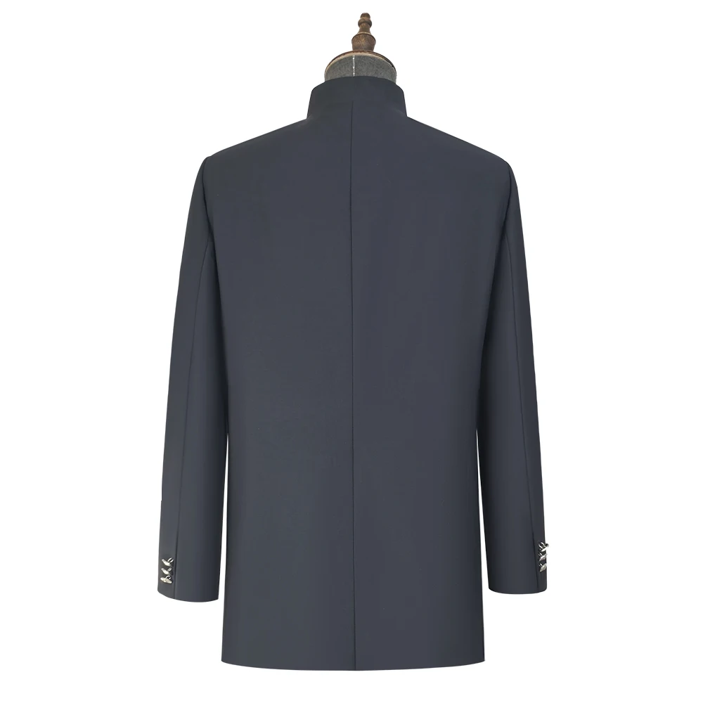 Custom Security Guard Duty uniform Blazer Long-sleeved Jacket royal Guard Property Patrol Black Security Jacket