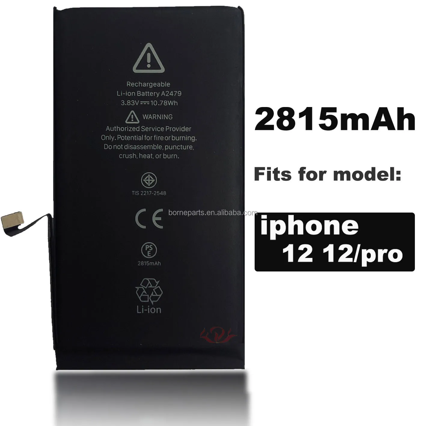 Original 100% iphone 12 pro battery replacement lithium battery for  iphone 12 pro with msds certificate
