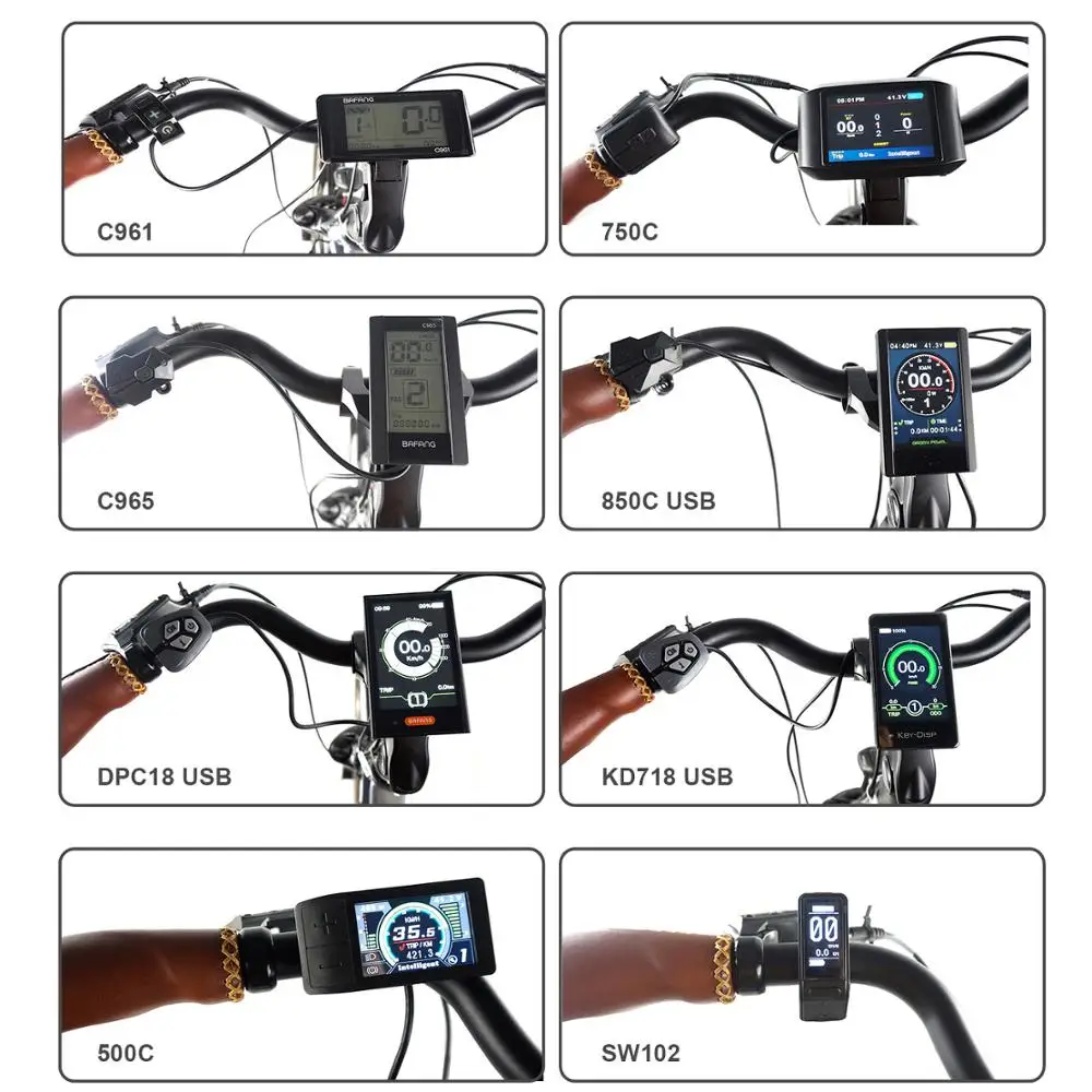 Greenpedel Bafang BBS02b 48V 750W China Motor Central Ebike Conversion Kit Mid Drive
