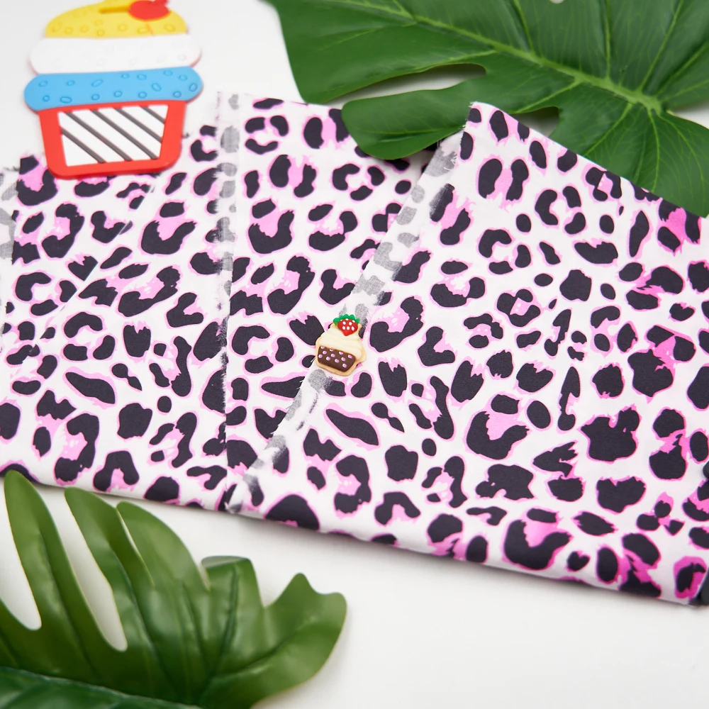 Сделано в Китае дешевый тканый 100% хлопчатобумажный текстиль с леопардовым принтом