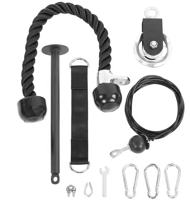 Factory 2022 new DIY 13 in 1 complete functions rope pulley kit gym accessories gym equipment