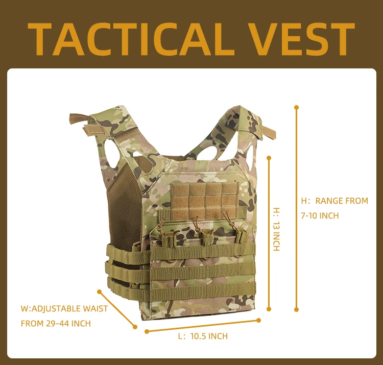 New Lmproved Version Outdoor Hunting Sports Multifunctional Tactical Camouflage Wear Resistant Vest