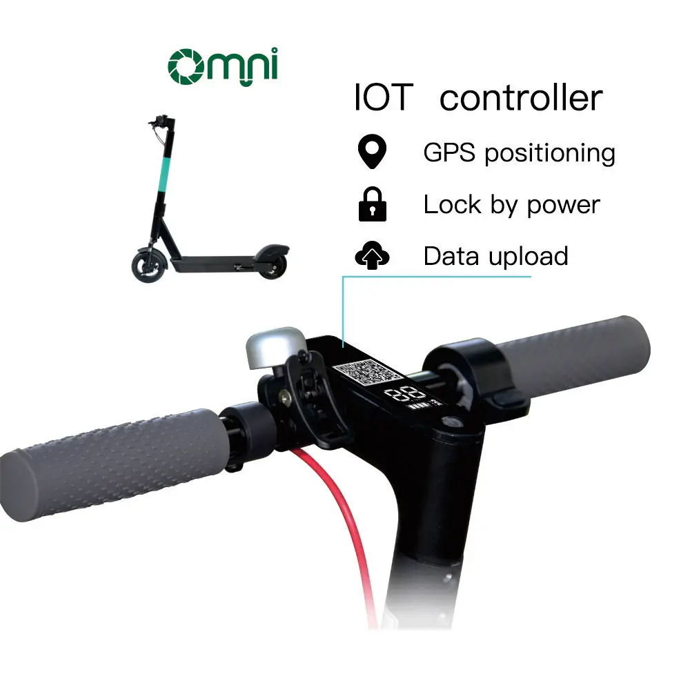 Электрический самокат Omni со съемной батареей, 8,5 дюйма, 10 дюймов, gps, 2G/4G, приложение, QR-код
