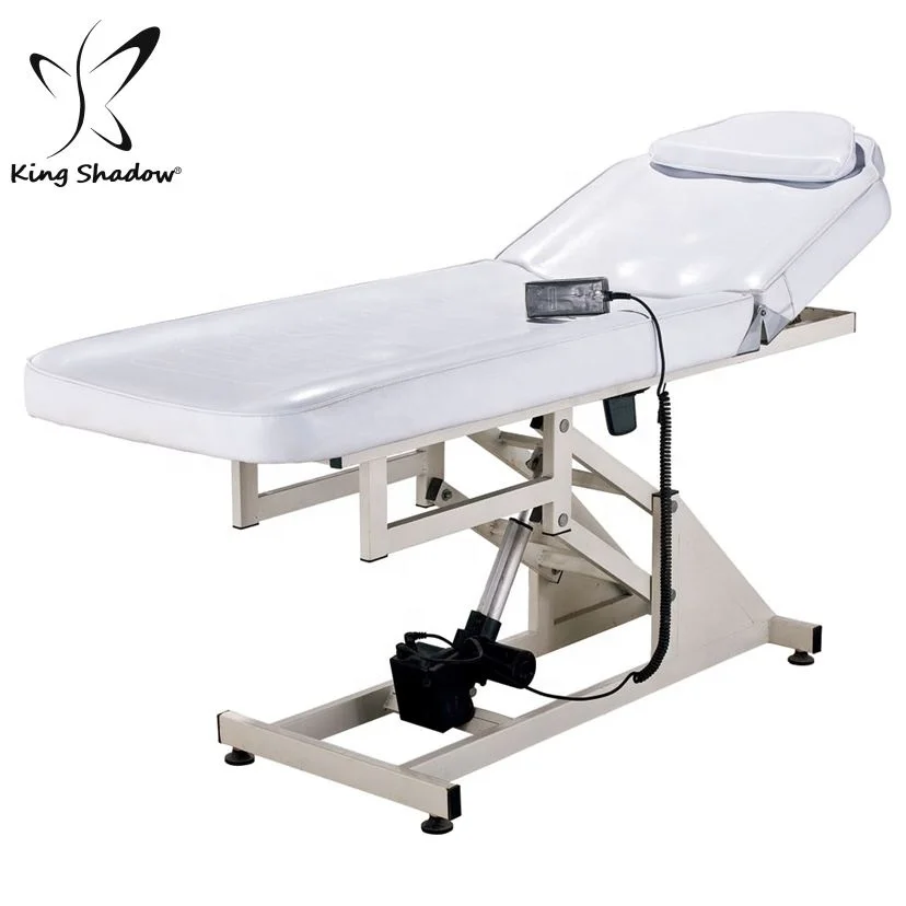 Kingshadow Wholesale Adjustable Hydraulic Electric Facial Massage Bed for Beauty Salons Commercial Use