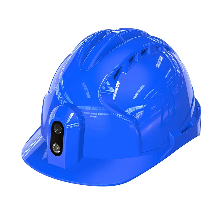 Custom Logo CE Construction Safety Helmet 4G Wifi ABS Engineering Protective Work Climbing Hard Hat GPS Camera Smart Features
