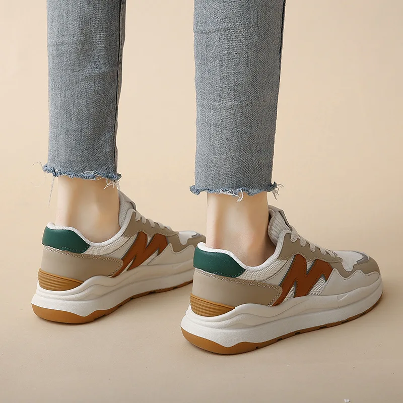 Thick bottom 2024 spring and summer new running sneaker schoolgirl casual shoes zapatos de mujer