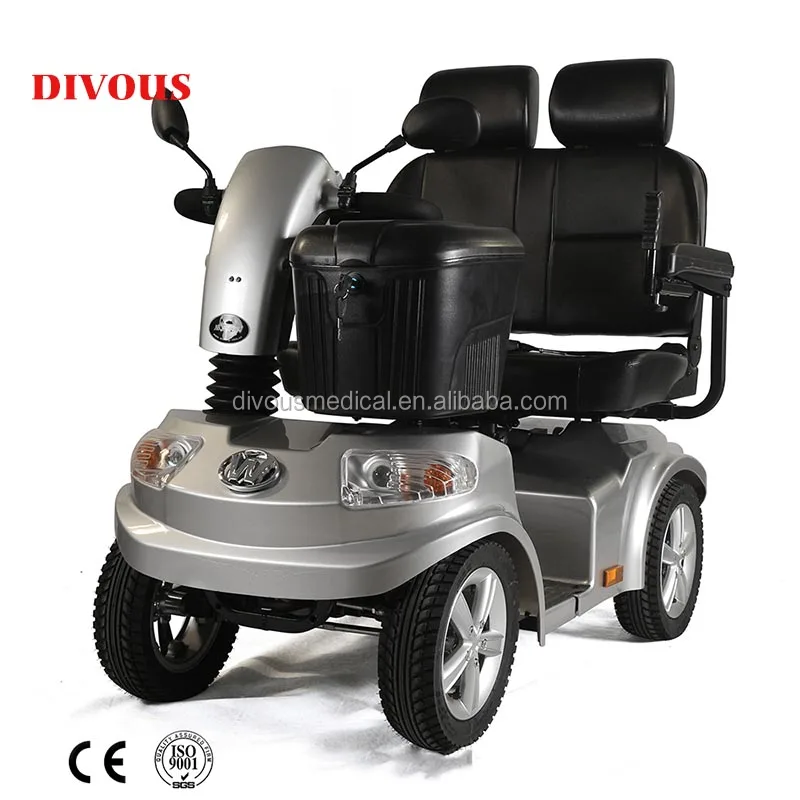 besting selling 2023  high quality powerful motor electric scooter with double seats for disabled