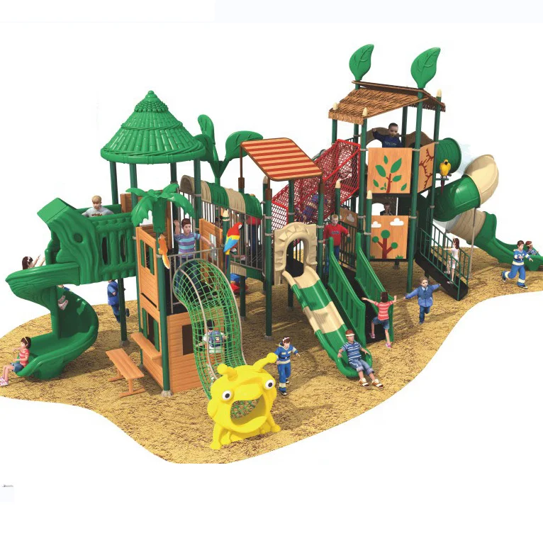 Kids Playground Slide  Plastic outdoor structure  Kids Playground Equipment