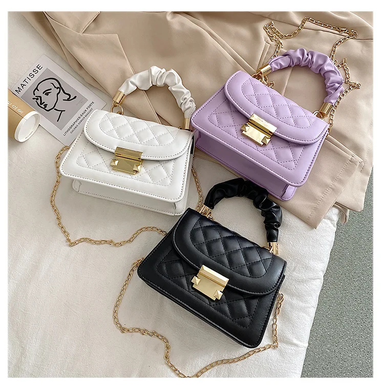 Chinese Manufacturer New Product Launch Female Bag Pu Leather Shoulder Master Inclined Shoulder Bag Design Small Packbag
